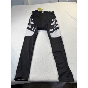 Sponeed Cycling Pants Men's 3X Large Padded Zip Ankle Biking Black New With Tags